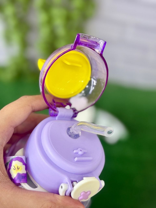 سری آسان نوش و نی قمقمه کرومی فانتزی